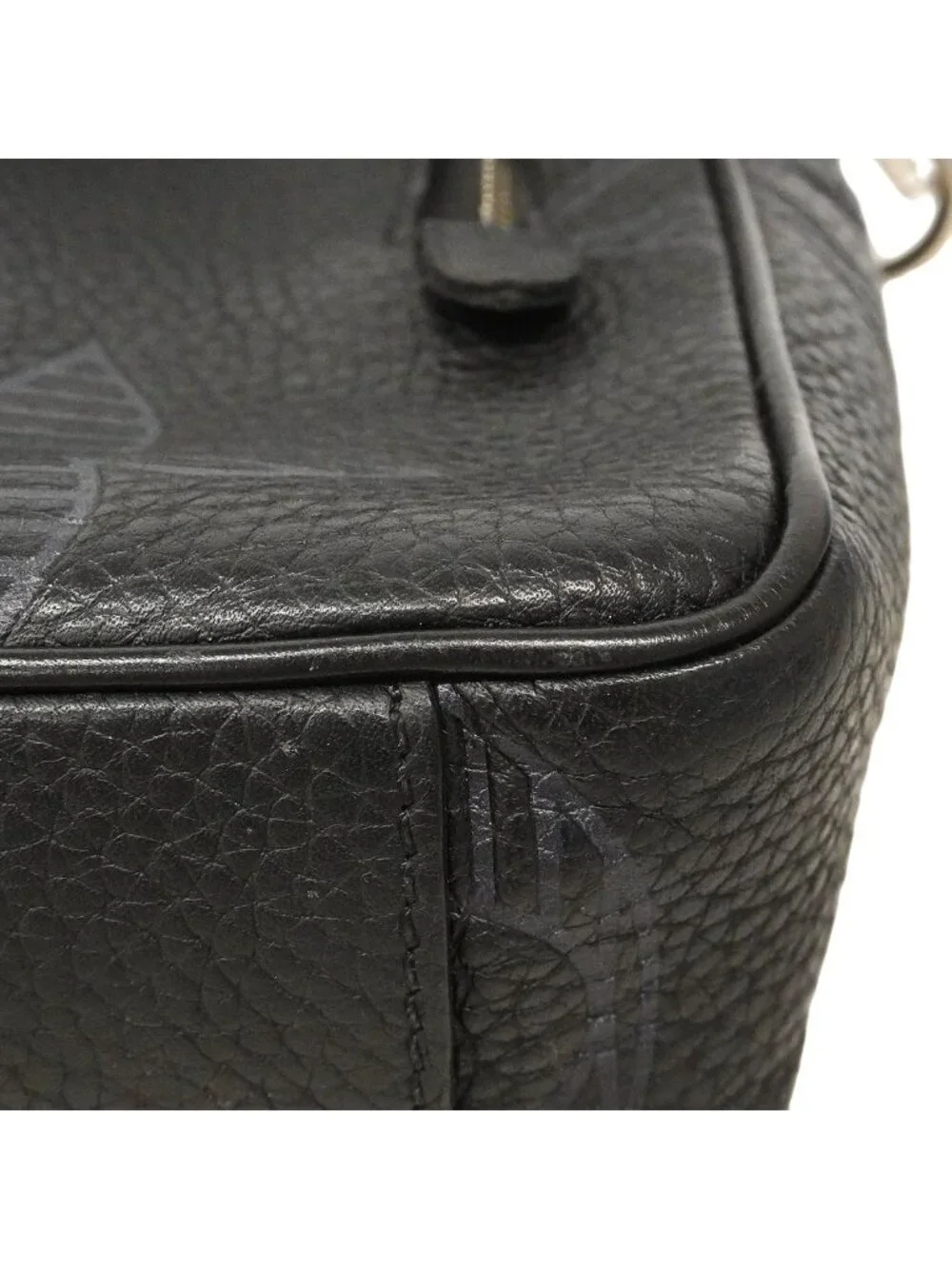 Louis Vuitton Monogram Giant Taurillon Shadow Flight Case Noir 2-Way Bag